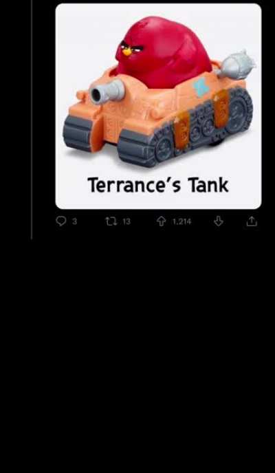 Terrance’s tank