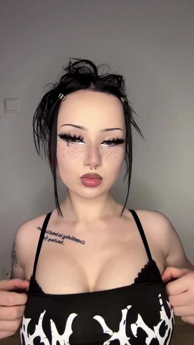 If you’ve never titty fucked a goth girl I’m happy to be the first