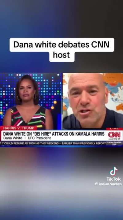 Dana debates CNN host over politics 🤦‍♂️ 