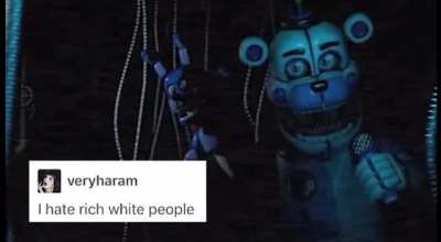 Hehe I hat rich white people!