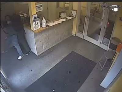 Guy tried to shoot up a methadone clinic in Buffalo,NY last week, bystander stepped in to save the day.