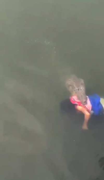 Crocodile disappears with a 'corpse of a woman' in its jaws in Tamaulipas, Mexico. (May her soul R.I.P - June 21, 2021)