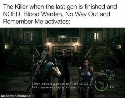 Seven minutes