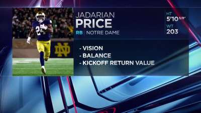 [Highlight] Seahawks select Notre Dame RB Jadarian Price 32nd overall