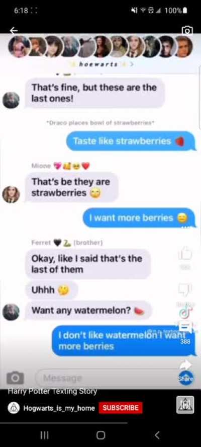 Y/N wants more strawberries