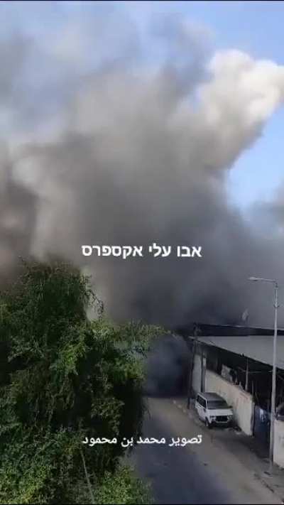 Bank in Han Yunes, gaza, minutes ago