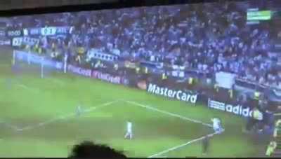 Some regular lads watching a regular match