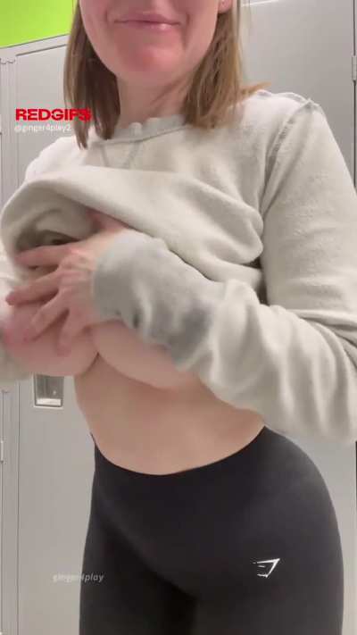 A gym smile and a post-workout drop, just for you