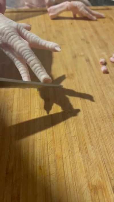 The creepy part of preparing broth