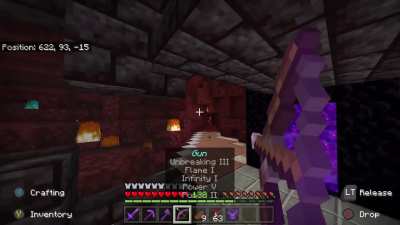 Today I hit an endermen with an arrow. Didn’t even know it was possible!