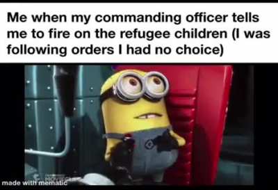 I had no choice