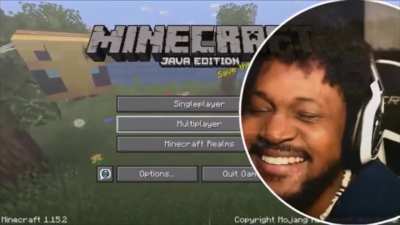 CoryxKenshin screaming at Minecraft music