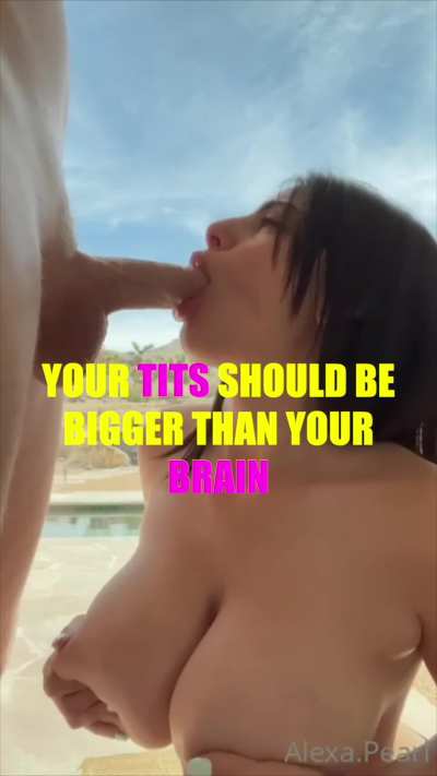 A cunt’s worth is determined by her tit size. Put your tit size in the comments to be objectified and rated🤭