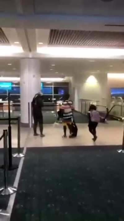 Dads friend sent him this from work. Evidently she was on the no fly list. This is just insane. I feel so bad for the kid’s though.