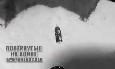 Russian drone targets Ukrainian infantry in their boat with a drone dropped grenade