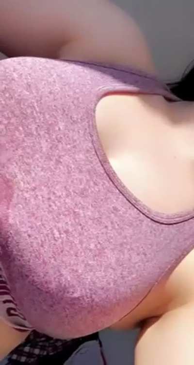 Dropping my DDD tits 😍 [OC]