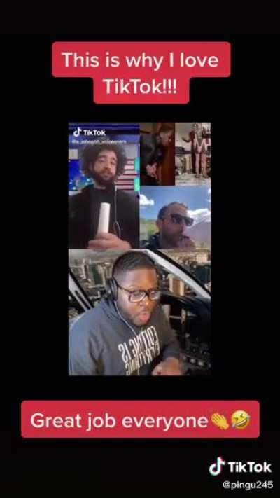 This tiktok colab/duet is over 9000 x2