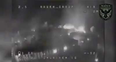 Newly released archival footage of Raven Group Art Division (part of Special Group of Timur GUR of MOU) destroying Russian targets on Kinburn Spit. Late summer 2024.