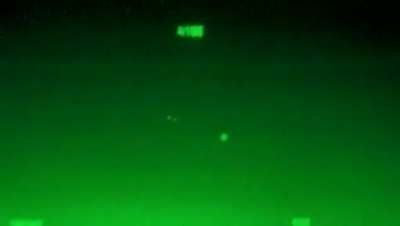 Flying saucer over iraq in 2008 leaked by US Drone Control Center.