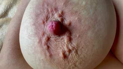 Watch her turning into monster nipple in a few seconds