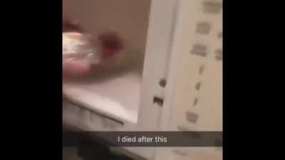 Do not microwave