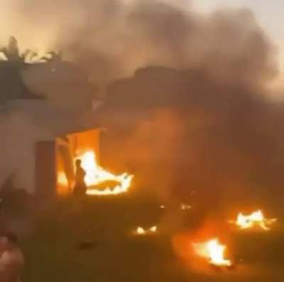 These idiots fighting a fire they created