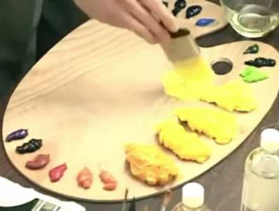 Quite the unique painting techniques