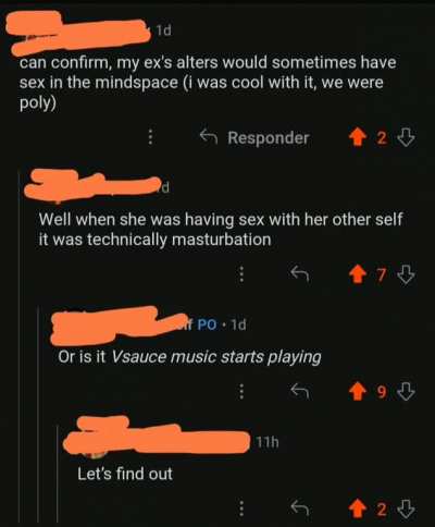 I don't know if I should mark this as NSFW because it's just text but IDC