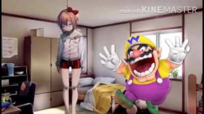 Wario discovers sayori’s body and kills himself out of grief
