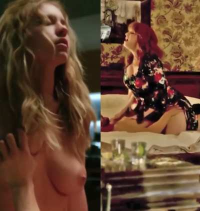 Sydney Sweeney and Christina Hendricks 