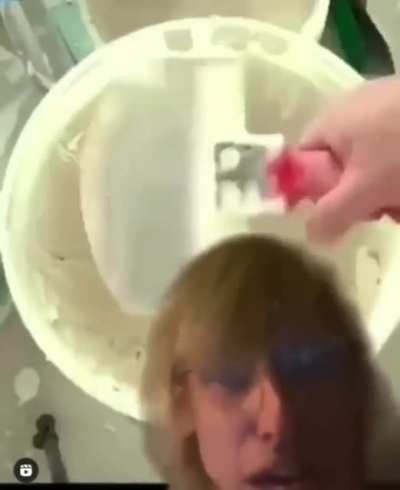 You need a curved putty knife