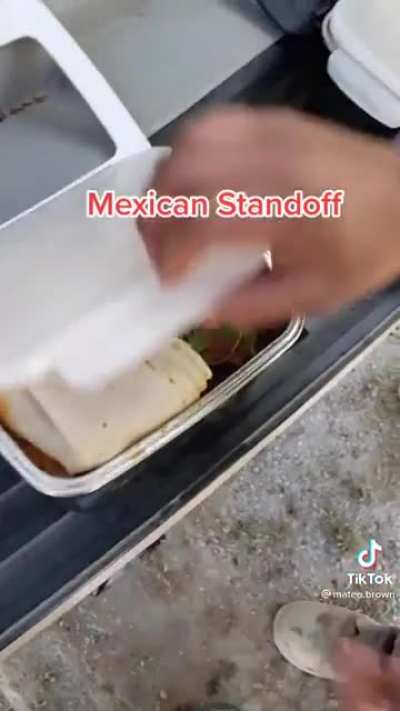 I like this Mexican Stand-off