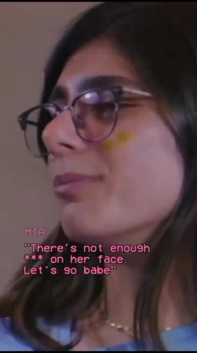 Entitlement of Mia khalifa