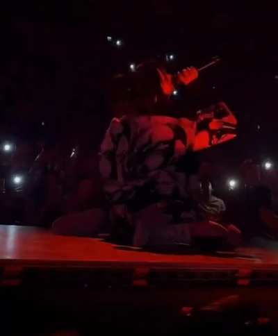 Billie Eilish from behind