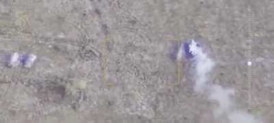 UA Pov, Full video of Ukrainians running over their troops, crashing into a ditch.