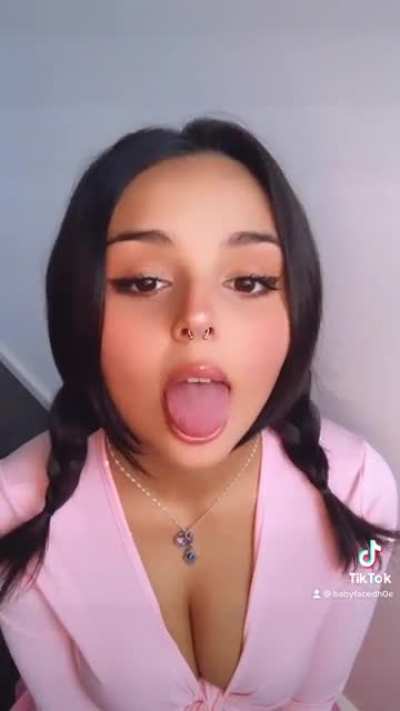 my first time doing the ahegao face, what do you think? 🙈
