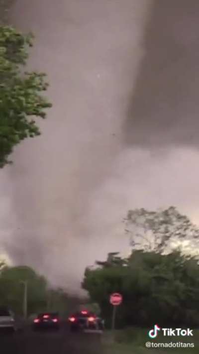 Waiting for an EF4 tornado to cross the street