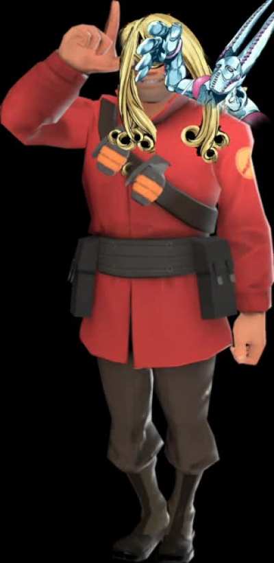 soldier tf2 gets the heart of jesus and talks about napkins for 1 minute and 20 seconds (voice by 15ai)