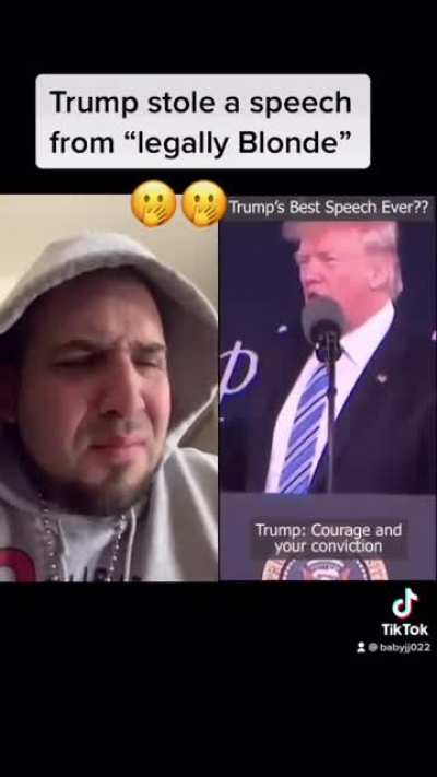 Trump vs Legal Blonde Speech
