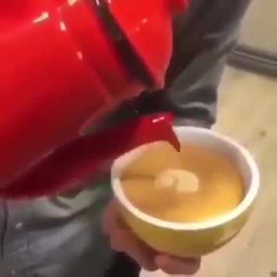 Now that's some beautiful latte art.