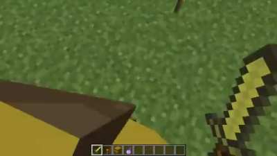 We are number one but every line is a minecraft item.