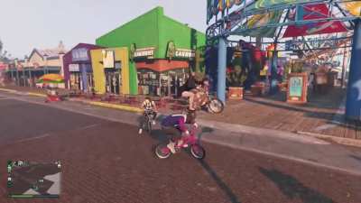 Nothing like riding our BMX's with randoms. Such a rare sight now...