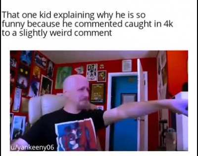 Le comedian has arrived