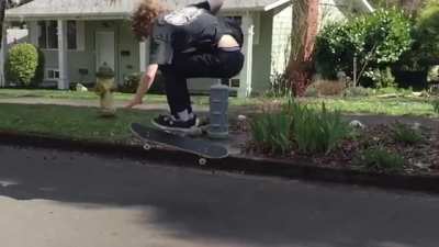 Fakie bigger alpha flip