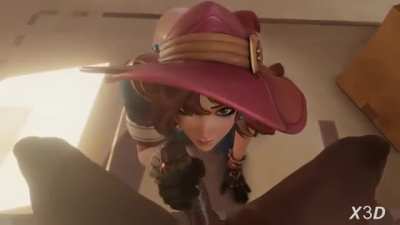 Witch Kiriko OW 3D porn