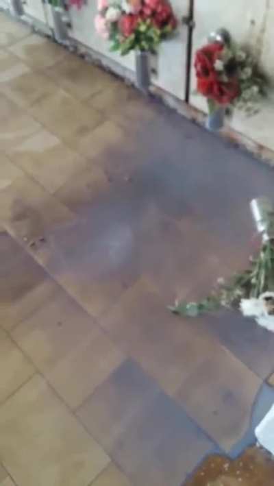 Some weird shit in an argentinian graveyard