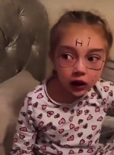 A decoration drew on your face? It actual is pretty funneh. (Better with sound on)