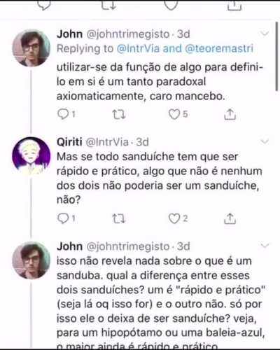 Eu acho que todo mundo que usa Twitter já desistiu da vida faz tempo. O engraçado é que eu uso