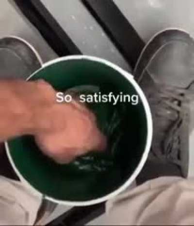 This satisfying peel gets me every time