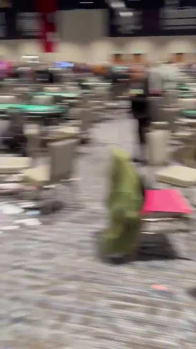 Table-flipping rampage during World Series of Poker at Harrah's